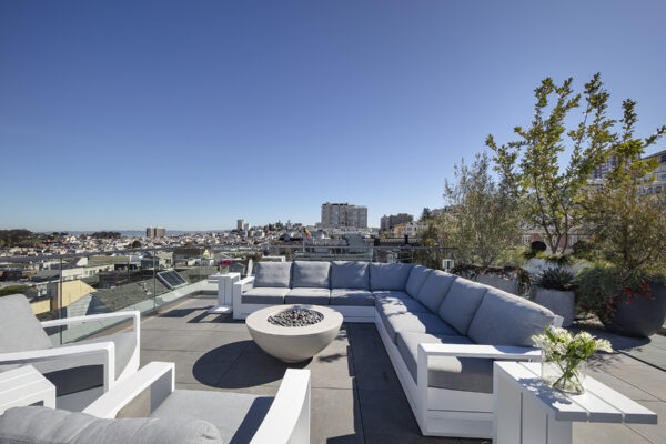 Roof Deck and Plantings